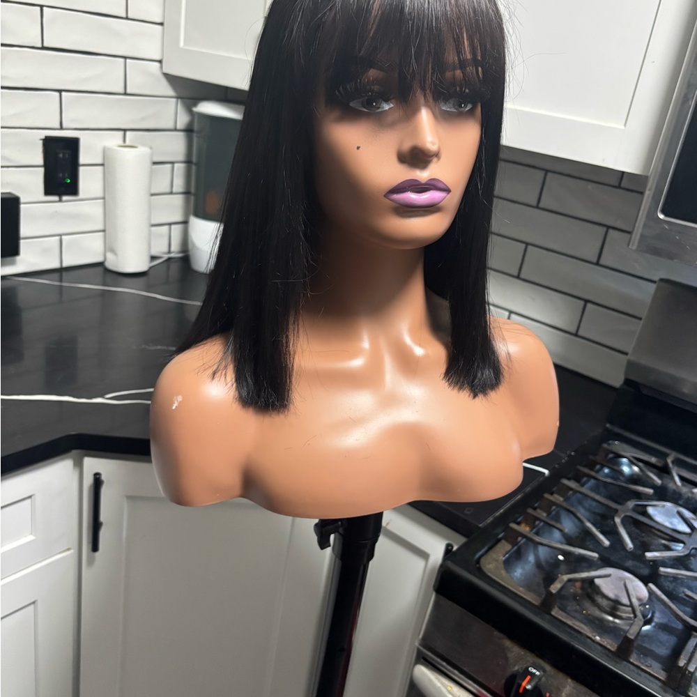 Human Hair Lace Front Wig- - Picture 8 of 9
